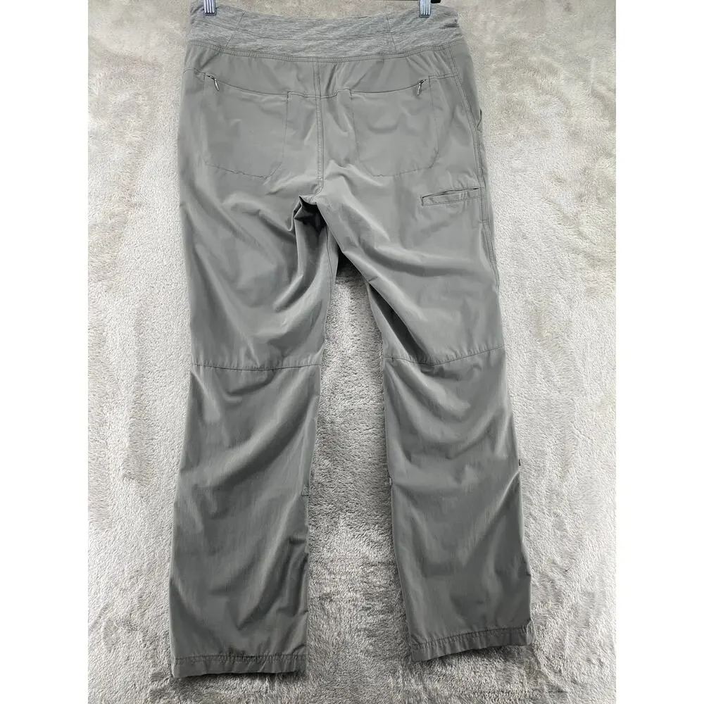 Duluth Trading Dry on the Fly Hiking Pants Womens 12x31 Gray Lightweight Travel